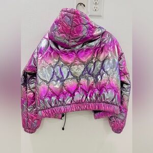 Awesome pink metalick jacket (forever 21)